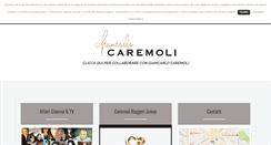 Desktop Screenshot of giancarlocaremoli.it
